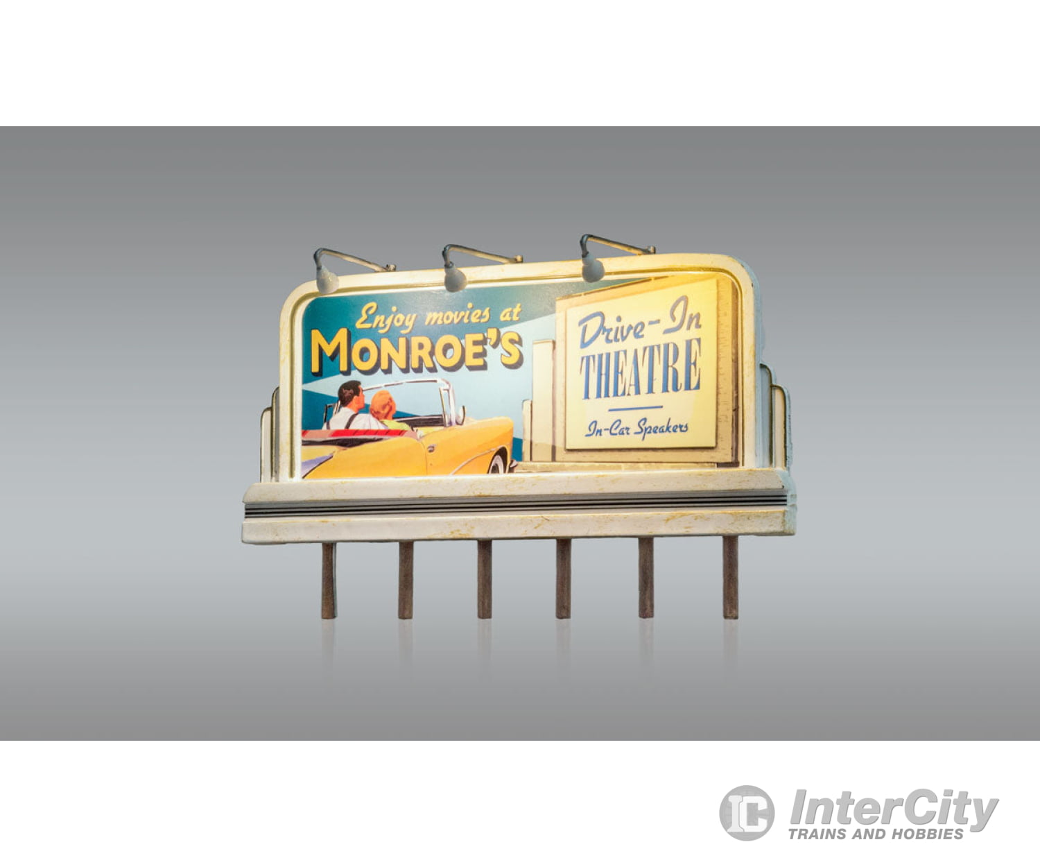 Woodland Scenics 5794 Lighted Billboard - Just Plug(R) Monroe’s Drive - In Lights & Electronics