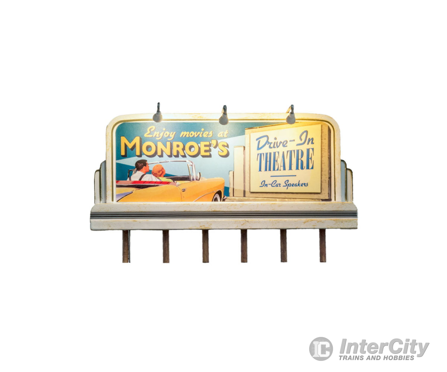 Woodland Scenics 5794 Lighted Billboard - Just Plug(R) Monroe’s Drive - In Lights & Electronics