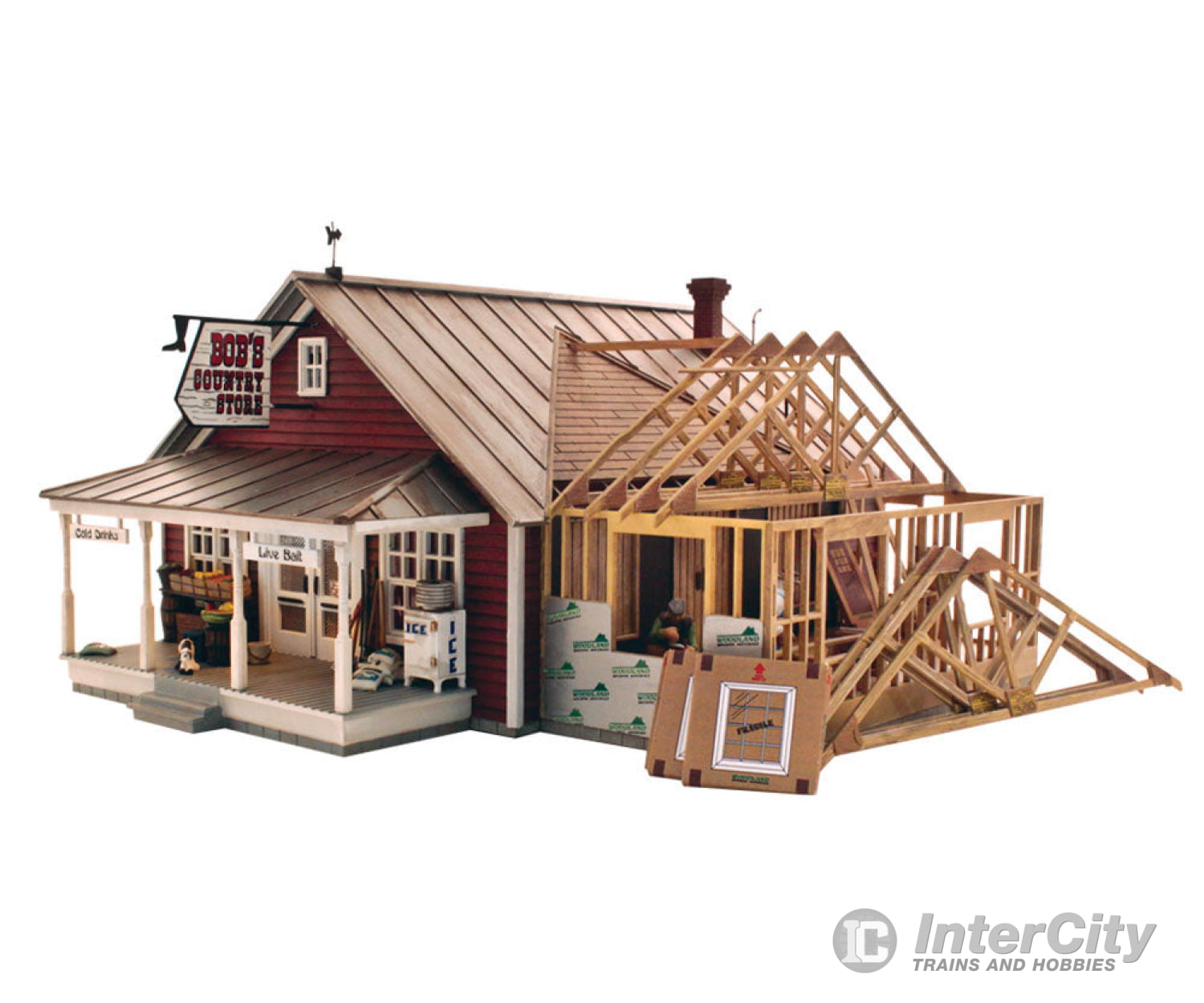 Woodland Scenics 5894 Country Store Expansion - Landmark Structures(R) - - Kit 13 - 1/8 X 11’