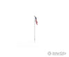 Woodland Scenics 5950 Flag Pole With U.s. - Just Plug(Tm) - - Small 2 - 1/4’ 5.7Cm Tall Scenery