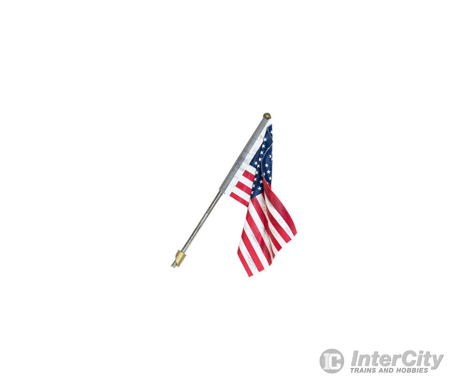 Woodland Scenics 5955 Wall - Mount U.s. Flag - Just Plug(Tm) - - Large 2 - 1/2’ 6.4Cm Scenery