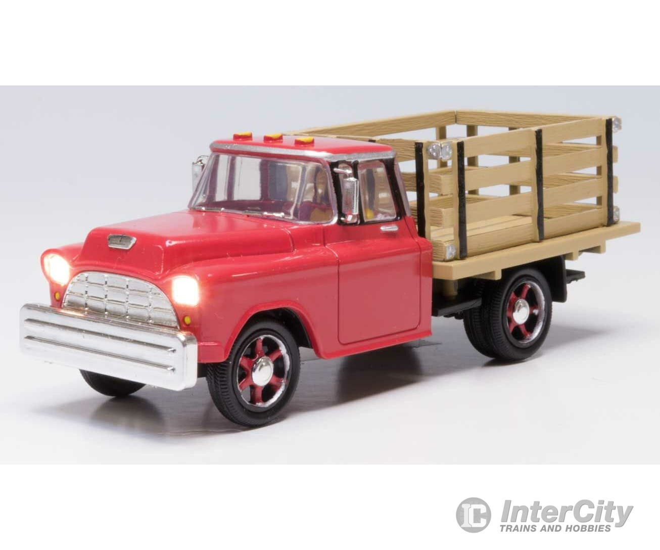 Woodland Scenics 5975 Just Plug(R) Lighted Vehicle -- Heavy Hauler (red) Cars & Trucks