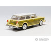 Woodland Scenics 5979 Station Wagon - Just Plug(R) Lighted Vehicle - - Yellow With Wood Sides Cars