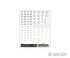 Woodland Scenics 601 Decal - Boxcar Data Roman Decals