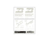 Woodland Scenics 607 Decal - Boxcars Bn/ Cb&Q (Ho) Decals