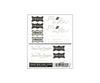 Woodland Scenics 608 Decal - Boxcars Frisco (Ho) Decals
