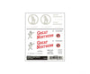 Woodland Scenics 610 Decal - Boxcars Gn Decals