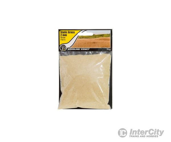 Woodland Scenics 616 Static Grass - Field System Straw 1/16’ 2Mm Fibers & Applicators