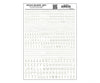 Woodland Scenics 740 Dry Transfer Alphabet & Numbers - 45-Degree Usa Gothic (Military Style) --
