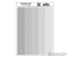 Woodland Scenics 759 Dry Transfer Stripes -.010 1/64.022 1/32 & 3/64’ Wide -- Black Decals