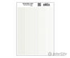 Woodland Scenics 760 Dry Transfer Stripes -.010 1/64.022 1/32 & 3/64’ Wide -- White Decals