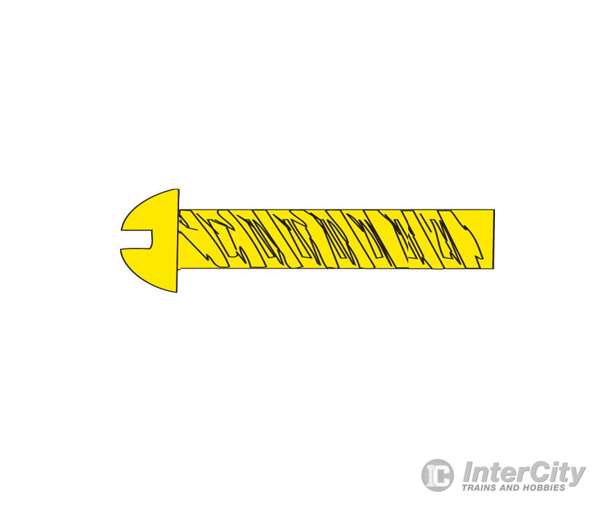 Woodland Scenics 803 Hob - Bits(R) 00 - 90 Round Head Screws - Brass Pkg(5) - - 3/8’ Long
