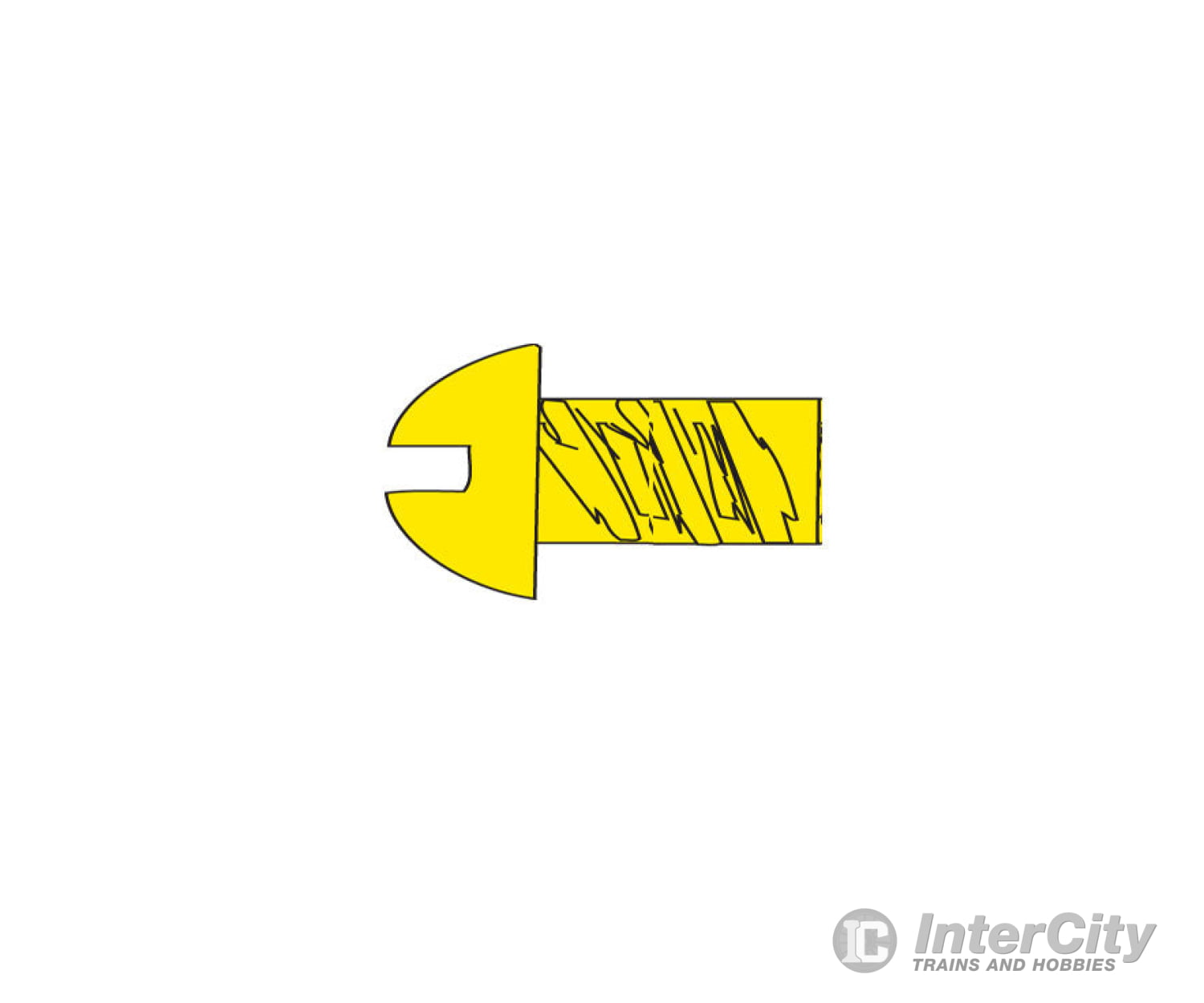 Woodland Scenics 805 Hob - Bits(R) 0 - 80 Roundhead Screws - Brass Pkg(5) - - 1/8’ Long Hardware