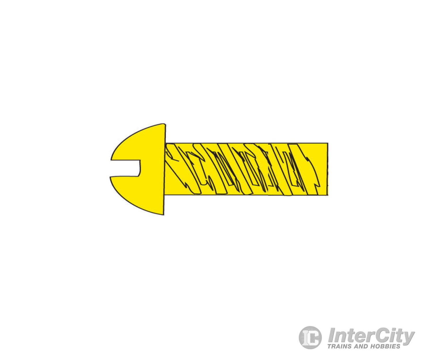 Woodland Scenics 806 Hob-Bits(R) 0-80 Roundhead Screws - Brass Pkg(5) -- 1/4’ Long Hardware &