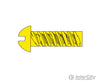 Woodland Scenics 811 Hob-Bits(R) 1-72 Roundhead Screws - Brass Pkg(5) -- 3/8’ Hardware & Fasteners