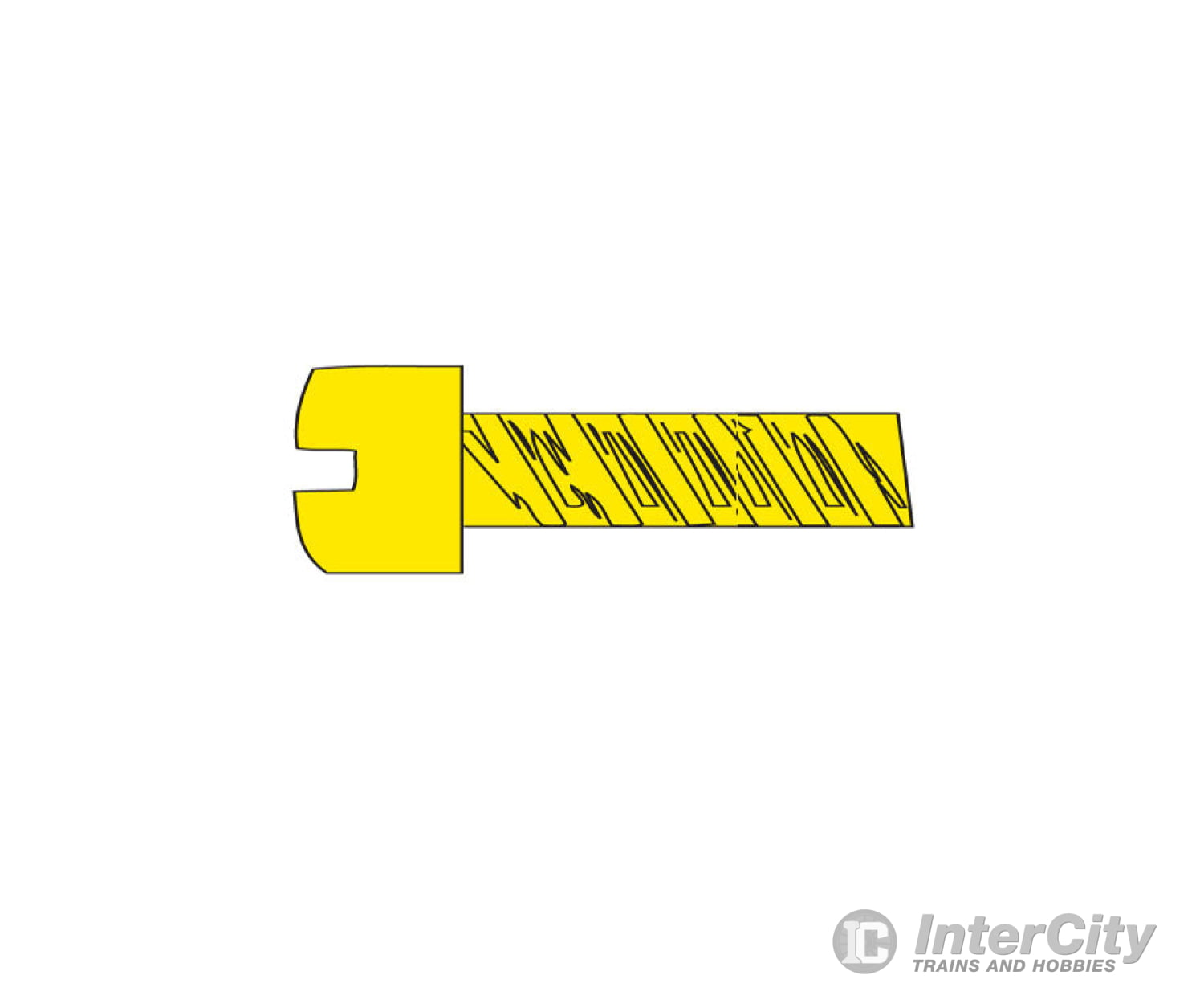 Woodland Scenics 822 Hob-Bits(R) 00-90 Fillister Head Screws - Brass Pkg(5) -- 1/4’ Long Hardware