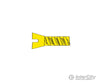 Woodland Scenics 841 Hob-Bits(R) 00-90 Flat Head Screws - Brass Pkg(5) -- 1/8’ Long Hardware &