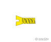 Woodland Scenics 845 Hob-Bits(R) 0-80 Flat Head Screws - Brass Pkg(5) -- 1/8’ Long Hardware &