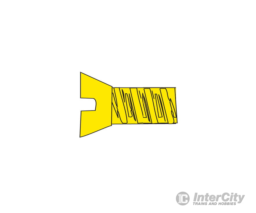 Woodland Scenics 849 Hob-Bits(R) 1-72 Flat Head Screws - Brass Pkg(5) -- 1/8’ Long Hardware &