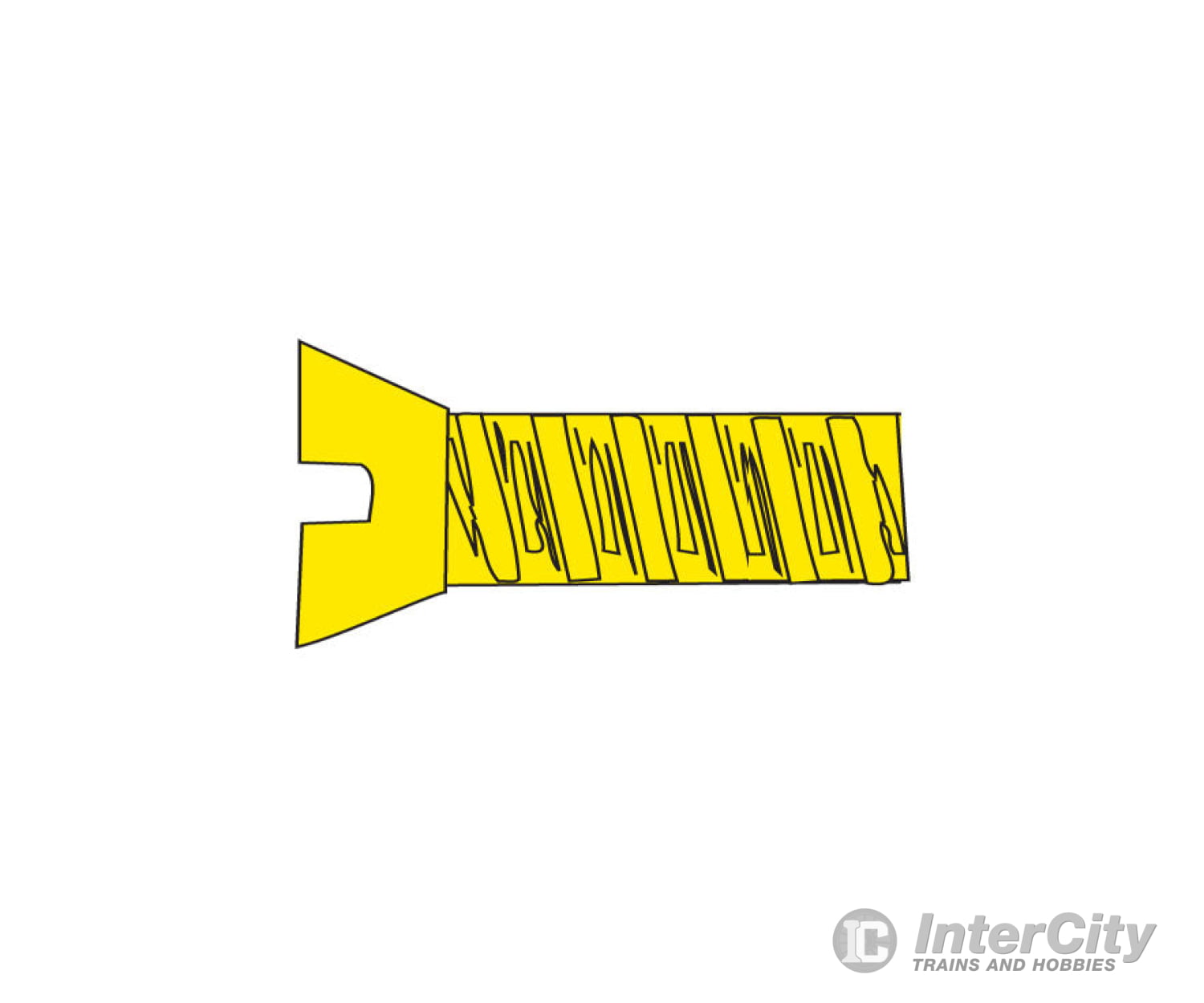 Woodland Scenics 850 Hob-Bits(R) 1-72 Flat Head Screws - Brass Pkg(5) -- 1/4’ Long Hardware &