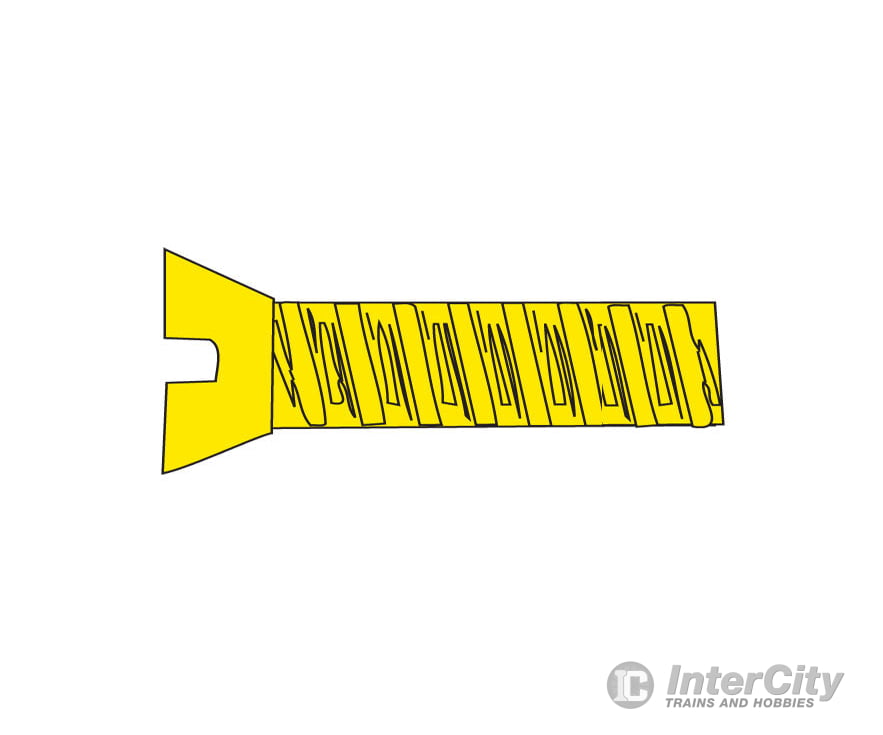 Woodland Scenics 851 Hob-Bits(R) 1-72 Flat Head Screws - Brass Pkg(5) -- 3/8’ Long Hardware &