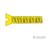 Woodland Scenics 852 Hob-Bits(R) 1-72 Flat Head Screws - Brass Pkg(5) -- 1/2’ Long Hardware &