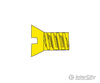 Woodland Scenics 853 Hob-Bits(R) 2-56 Flat Head Screws - Brass Pkg(5) -- 1/8’ Long Hardware &