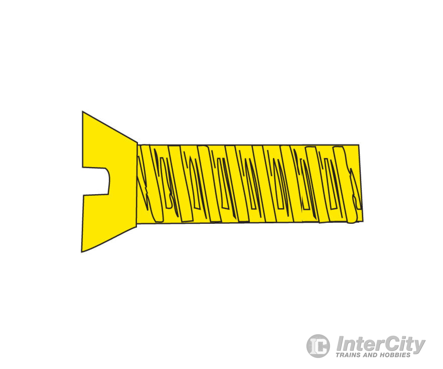 Woodland Scenics 855 Hob-Bits(R) 2-56 Flat Head Screws - Brass Pkg(5) -- 3/8’ Long Hardware &