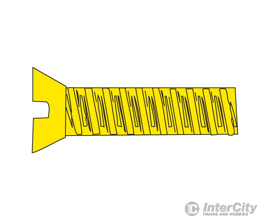 Woodland Scenics 856 Hob-Bits(R) 2-56 Flat Head Screws - Brass Pkg(5) -- 1/2’ Long Hardware &