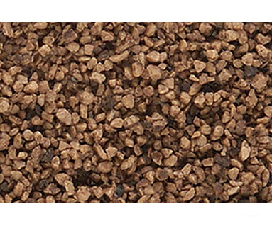 Woodland Scenics 86 Coarse Ballast Brown (12 Oz) & Roadbed