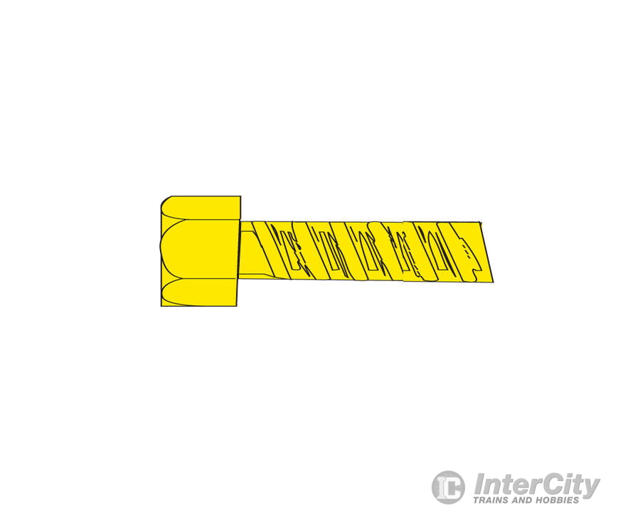 Woodland Scenics 862 Hob-Bits(R) 00-90 Hex Head Screws - Brass Pkg(5) -- 1/4’ Long Hardware &
