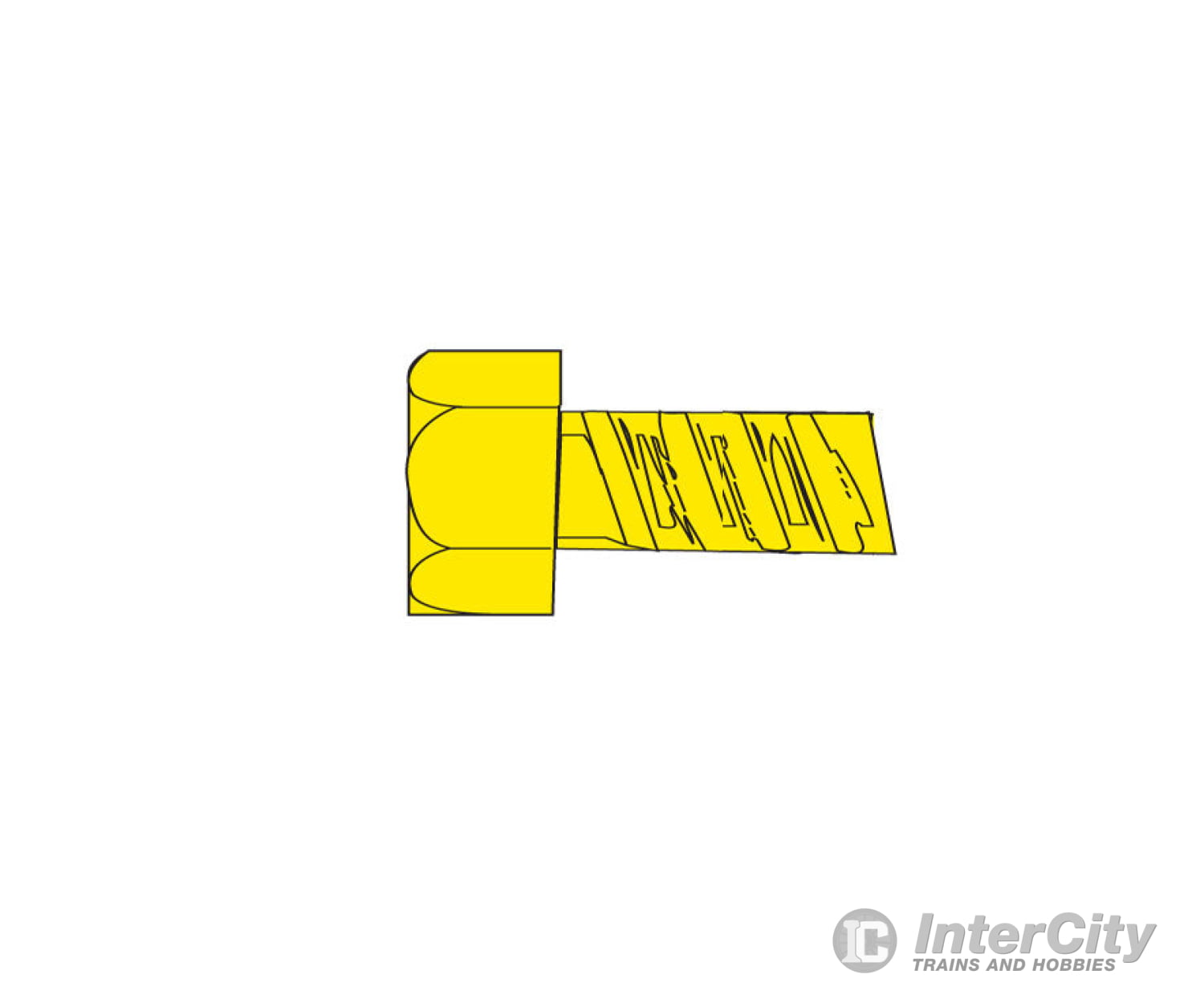 Woodland Scenics 865 Hob-Bits(R) 0-80 Hex Head Screws - Brass Pkg(5) -- 1/8’ Long Hardware &