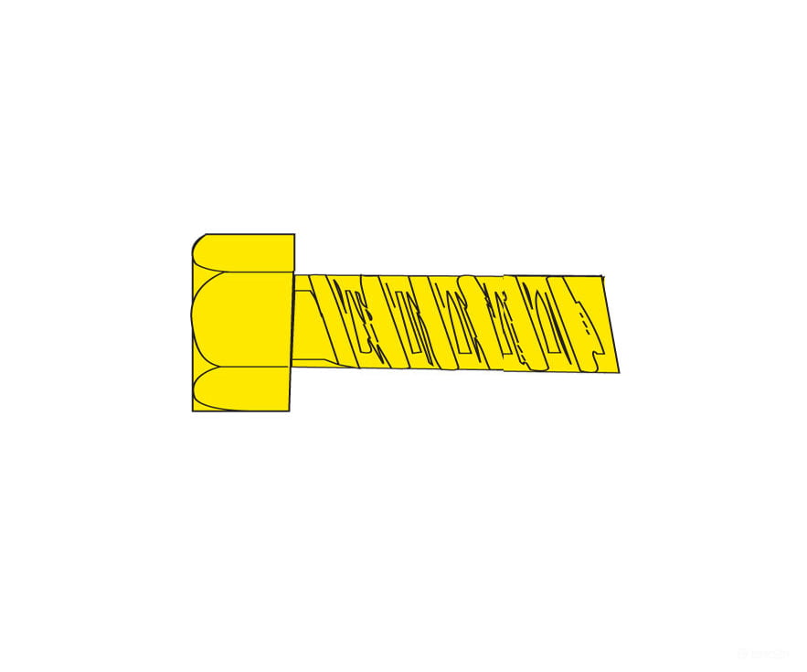 Woodland Scenics 866 Hob-Bits(R) 0-80 Hex Head Screws - Brass Pkg(5) -- 1/4’ Long Hardware &