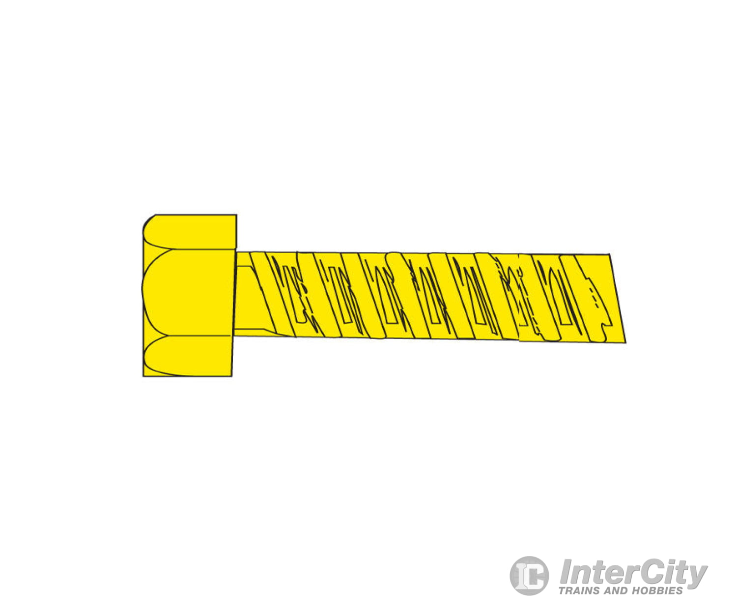 Woodland Scenics 867 Hob-Bits(R) 0-80 Hex Head Screws - Brass Pkg(5) -- 3/8’ Long Hardware &