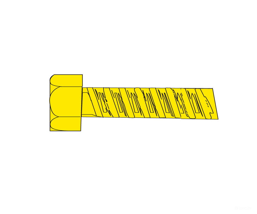 Woodland Scenics 867 Hob-Bits(R) 0-80 Hex Head Screws - Brass Pkg(5) -- 3/8’ Long Hardware &