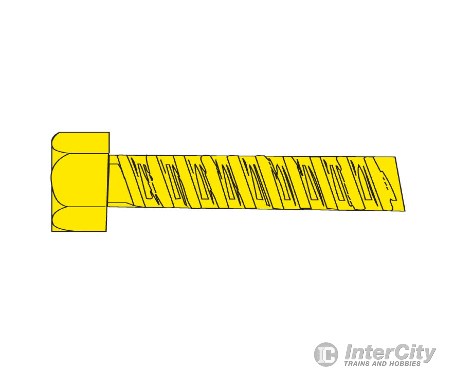 Woodland Scenics 868 Hob-Bits(R) 0-80 Hex Head Screws - Brass Pkg(5) -- 1/2’ Long Hardware &