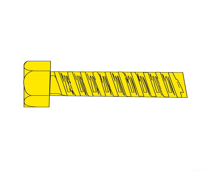 Woodland Scenics 868 Hob-Bits(R) 0-80 Hex Head Screws - Brass Pkg(5) -- 1/2’ Long Hardware &