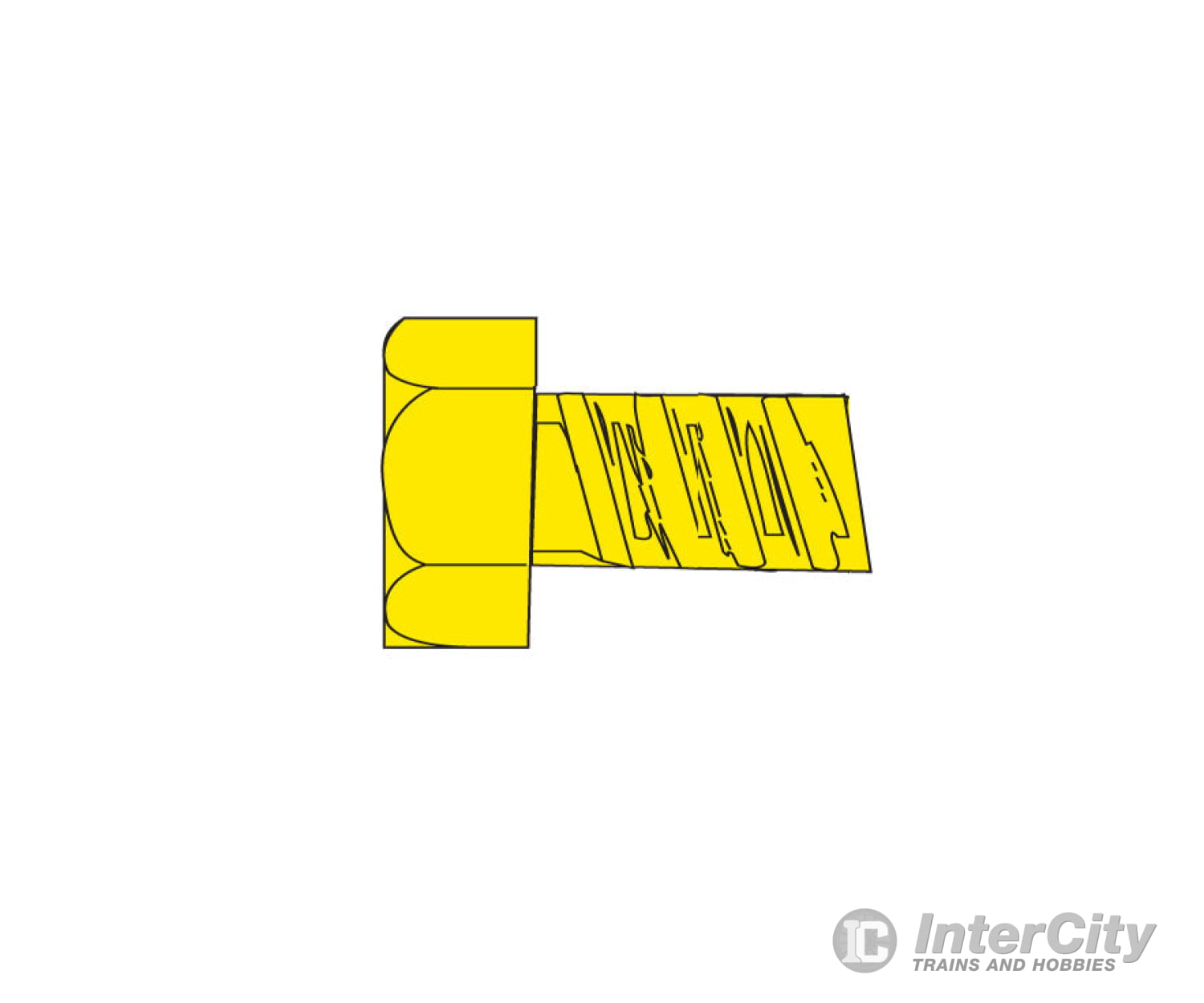 Woodland Scenics 869 Hob-Bits(R) 1-72 Hex Head Screws - Brass Pkg(5) -- 1/8’ Long Hardware &