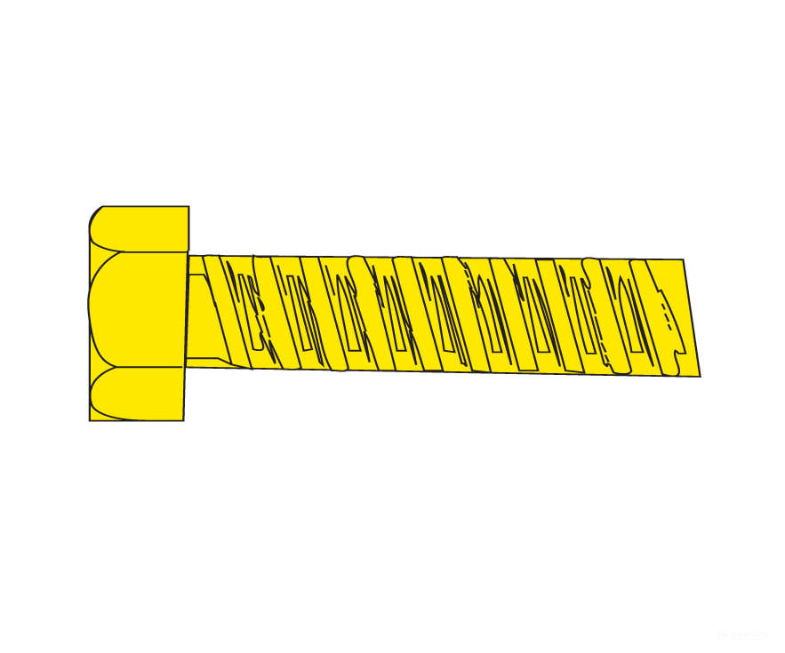 Woodland Scenics 872 Hob - Bits(R) 1 - 72 Hex Head Screws - Brass Pkg(5) - - 1/2’ Long Hardware &