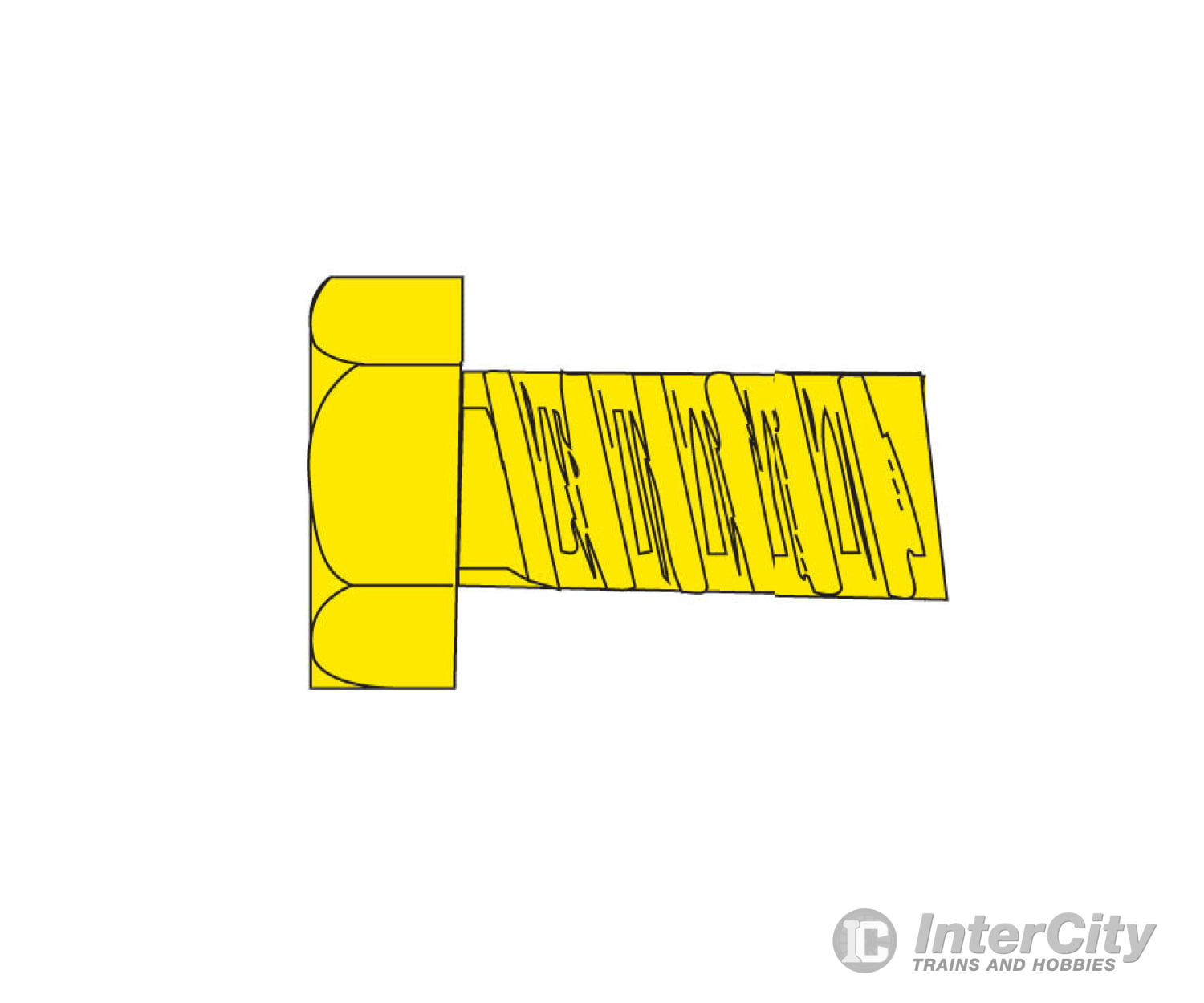 Woodland Scenics 874 Hob - Bits(R) 2 - 56 Hex Head Screws - Brass Pkg(5) - - 1/4’ Long Hardware &