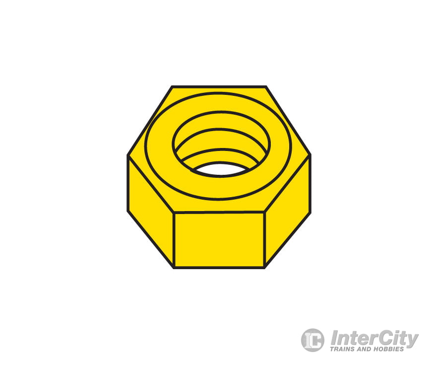 Woodland Scenics 883 Hob - Bits(R) Brass Hex Nuts - - #1 - 72 Hardware & Fasteners