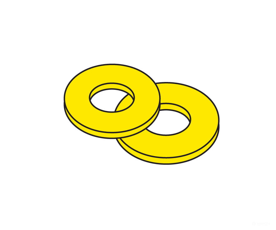 Woodland Scenics 892 Hob - Bits(R) Brass Washers - - #0 - 80 Hardware & Fasteners