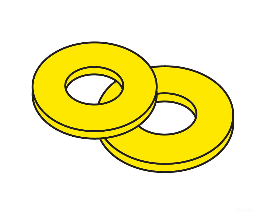 Woodland Scenics 894 Hob - Bits(R) Brass Washers - - #2 - 56 Hardware & Fasteners