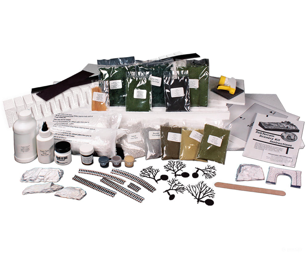 Woodland Scenics 929 Subterrain Scenery Kit (12’X24’ Diorama) Layout Kits
