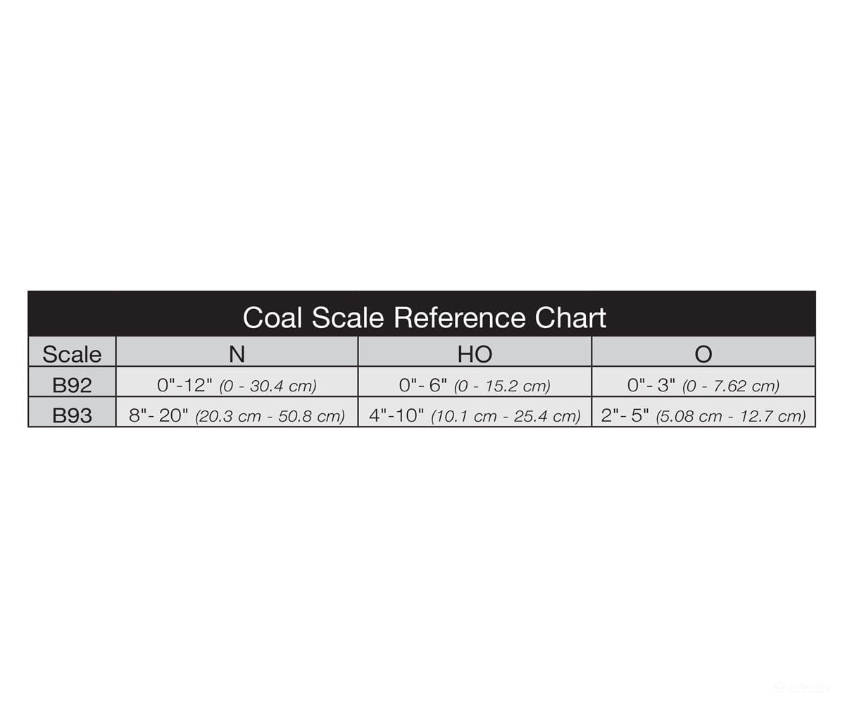 Woodland Scenics 93 Coal - Lump (6 Oz) Ballast & Roadbed