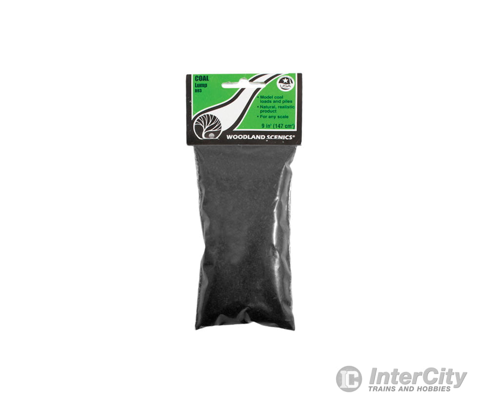 Woodland Scenics 93 Coal - Lump (6 Oz) Ballast & Roadbed