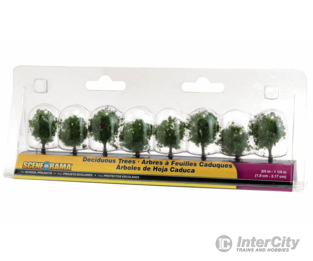 Woodland Scenics A 4148 Deciduous Trees - Scene-A-Rama(TM) - 3/4 to 1-1/4’’ 1.9 to 3.2cm pkg(8) Trees & Vegetation