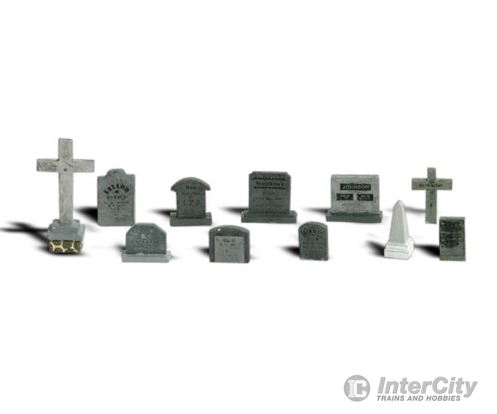 Woodland Scenics A2726 O Scale Tombstones Miniature Figures Set Scenery Details