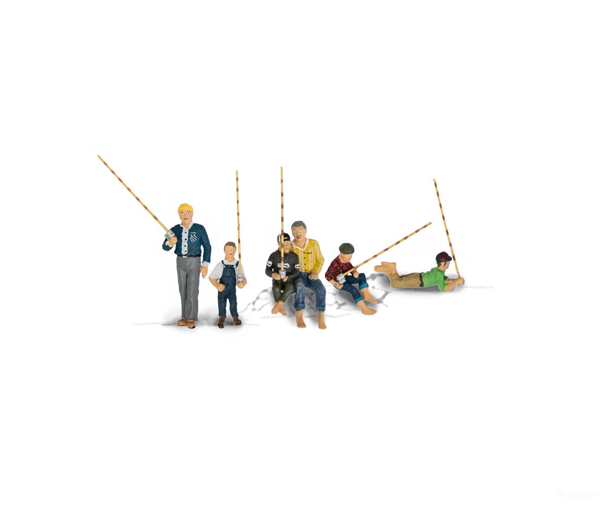 Woodland Scenics A2751 O Gauge Gone Fishing Figures
