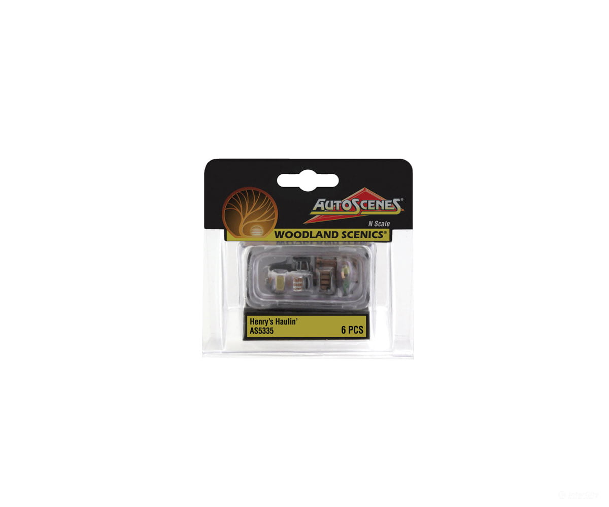 Woodland Scenics As5335 N Henrys Haulin Cars & Trucks